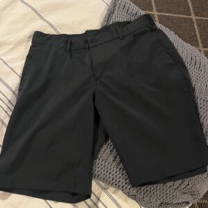 Nike Men's Black Flat Front, Hybrid Golf Shorts